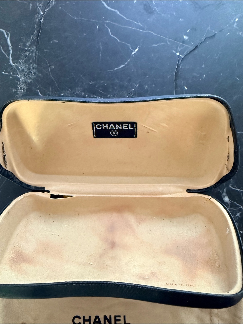 Vintage y2k CHANEL Brown Gradient Shield Sunglasses with Silver Logo Accent - Picture 12 of 13